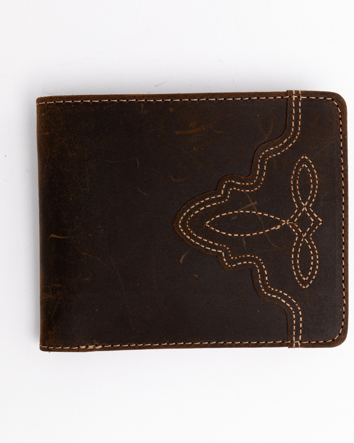 Men's Boot Stitch Bi-Fold Leather Wallet | Cody James Accessories