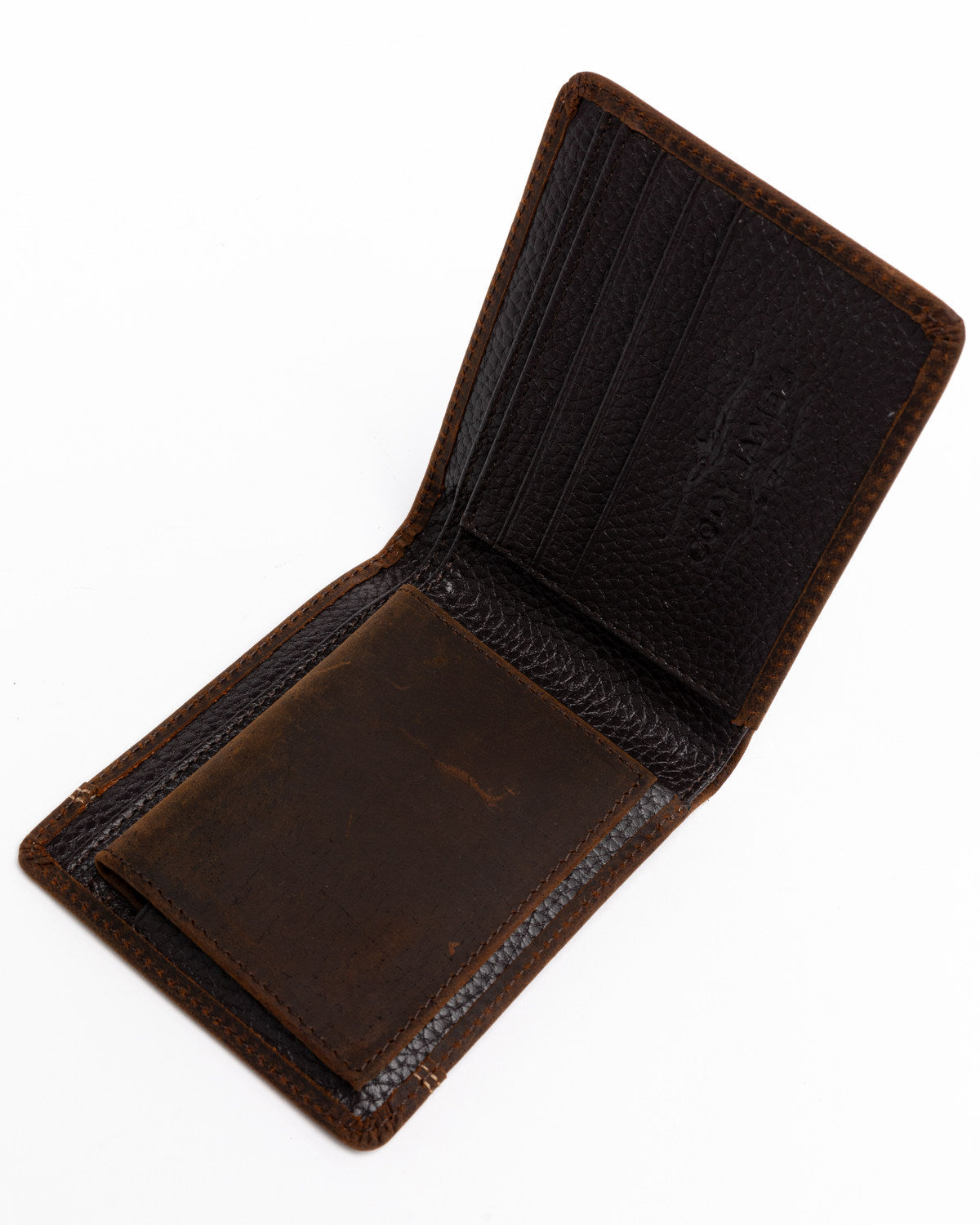 Men's Boot Stitch Bi-Fold Leather Wallet | Cody James Accessories