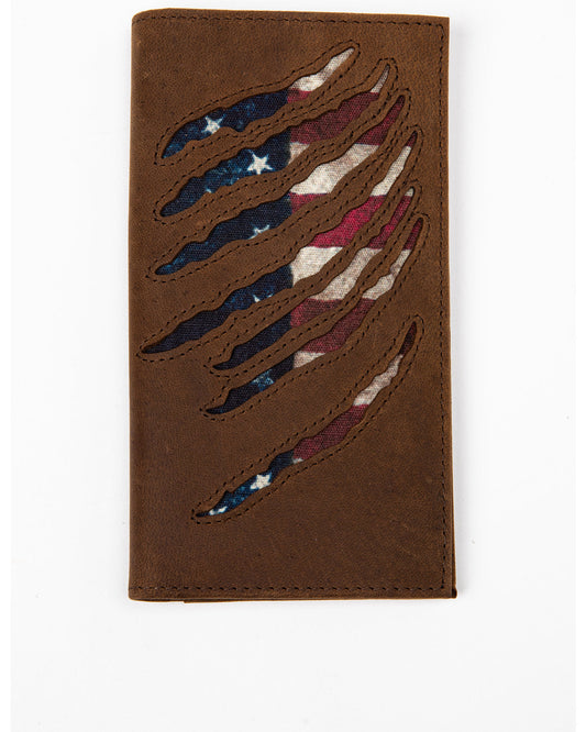 Men's Americana Leather Checkbook Wallet | Cody James Accessories