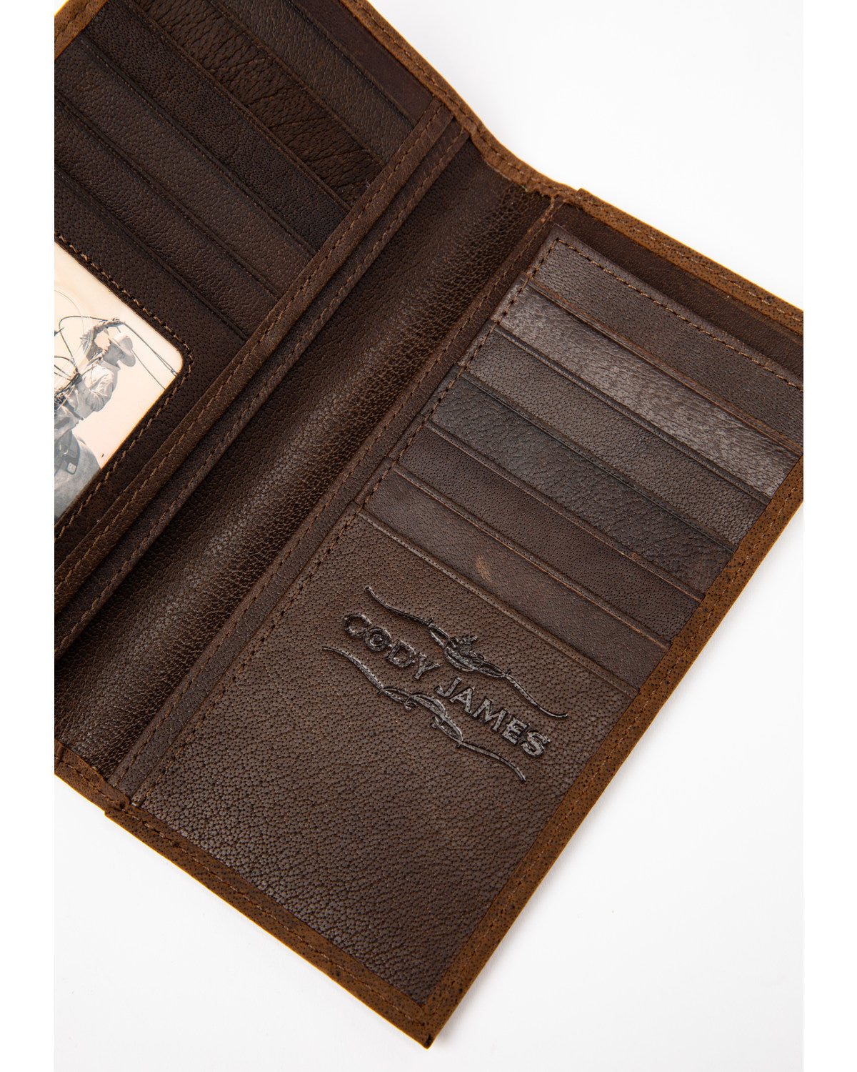 Men's Americana Leather Checkbook Wallet | Cody James Accessories