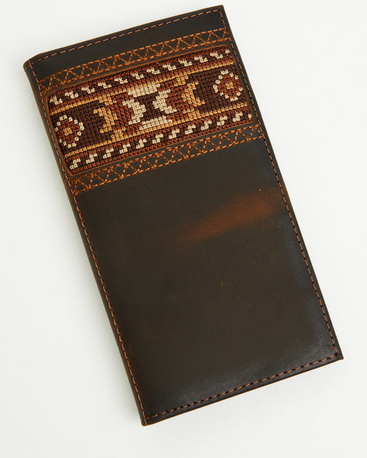Men's Needlepoint Inlay Rodeo Wallet | Cody James Accessories