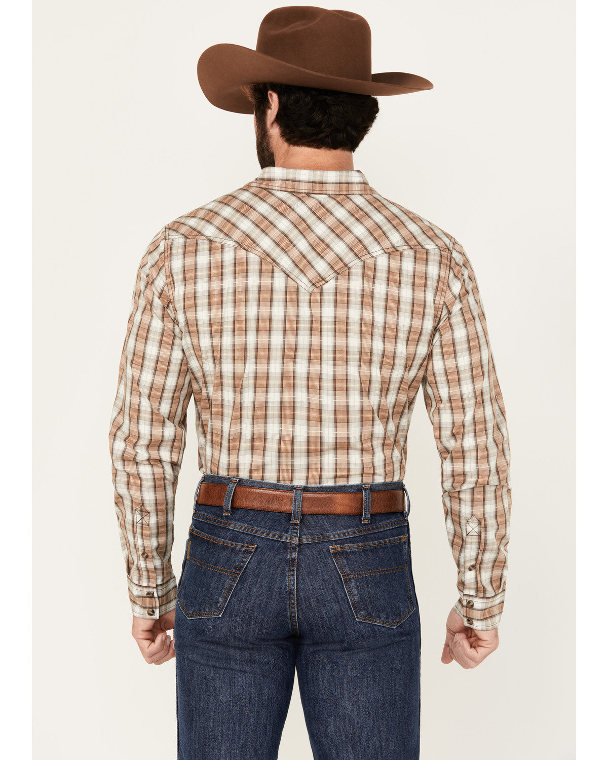 Men's Buck Off Plaid Print Long Sleeve Snap Western Shirt | Cody James Clothing