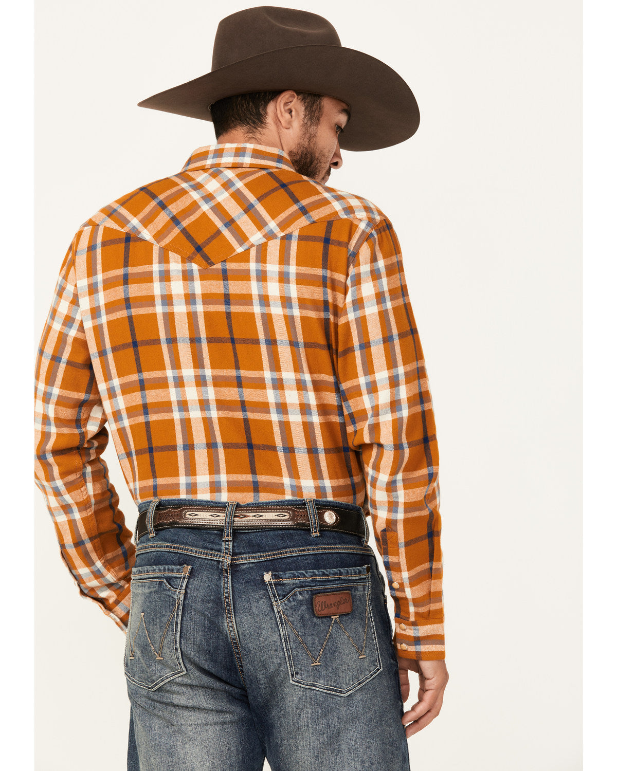 Men's Tidal Wave Plaid Print Long Sleeve Snap Western Flann | Cody James Clothing|Sale