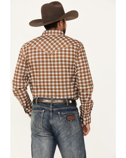 Men's Reverent Plaid Print Long Sleeve Snap Western Shirt | Cody James Clothing|Sale