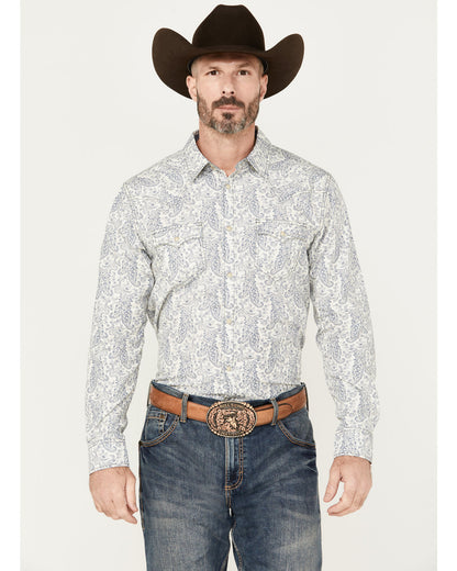 Men's Dagget Paisley Print Long Sleeve Snap Western Shirt - | Cody James Clothing|Sale
