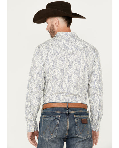 Men's Dagget Paisley Print Long Sleeve Snap Western Shirt - | Cody James Clothing|Sale