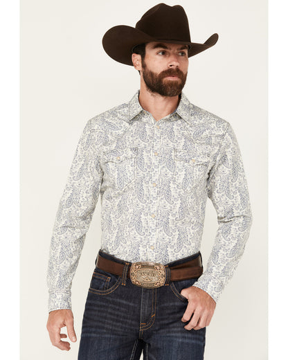 Men's Dagget Paisley Print Long Sleeve Snap Western Shirt - | Cody James Clothing|Sale