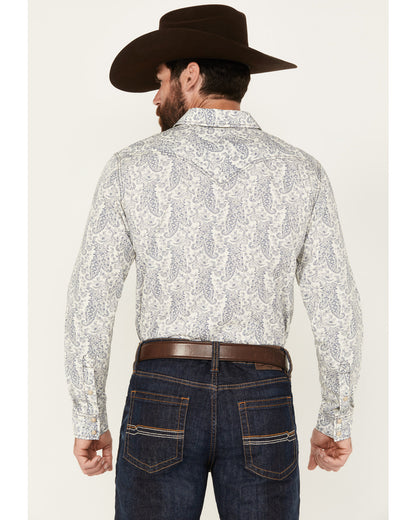 Men's Dagget Paisley Print Long Sleeve Snap Western Shirt - | Cody James Clothing|Sale