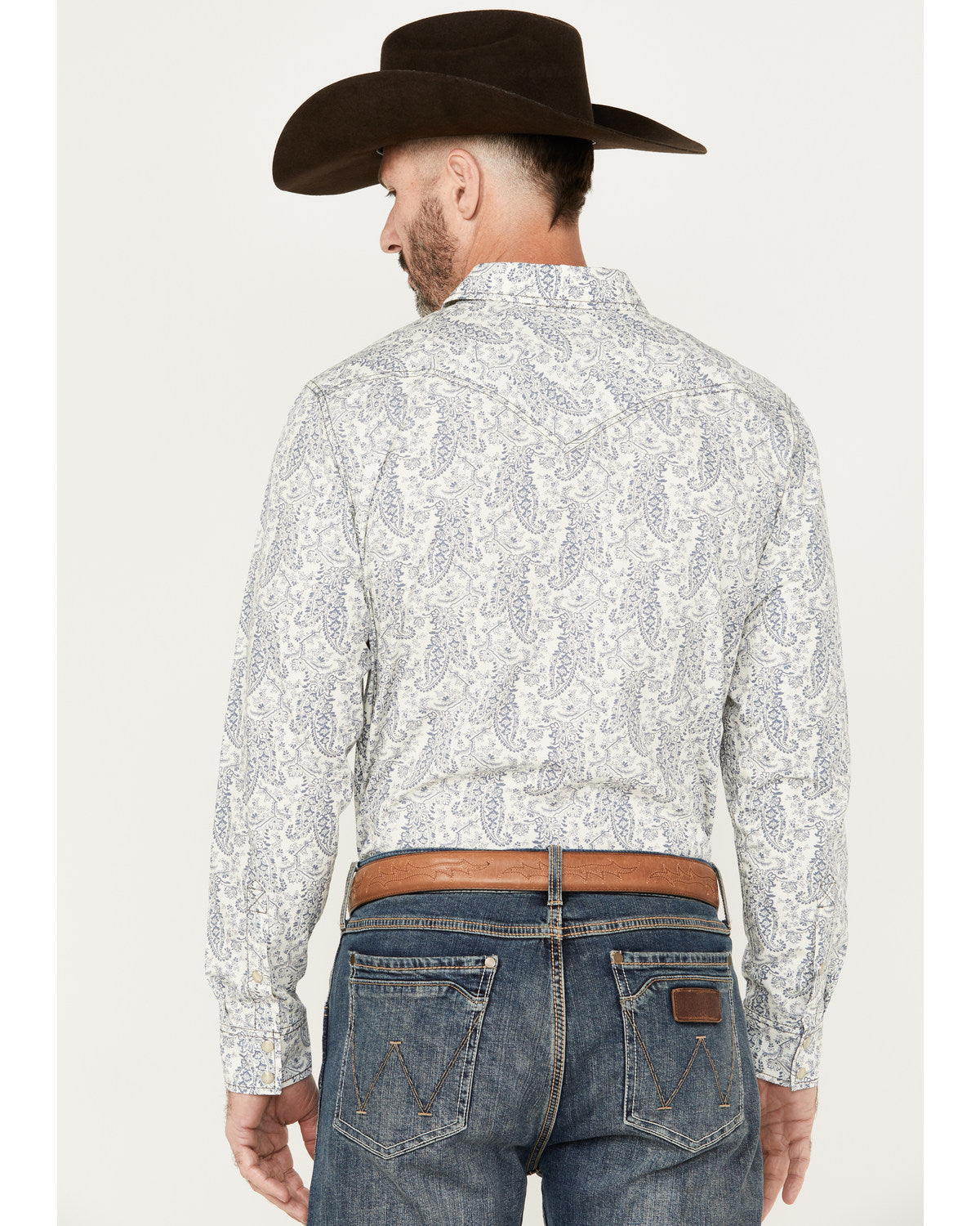 Men's Dagget Paisley Print Long Sleeve Snap Western Shirt | Cody James Clothing|Sale