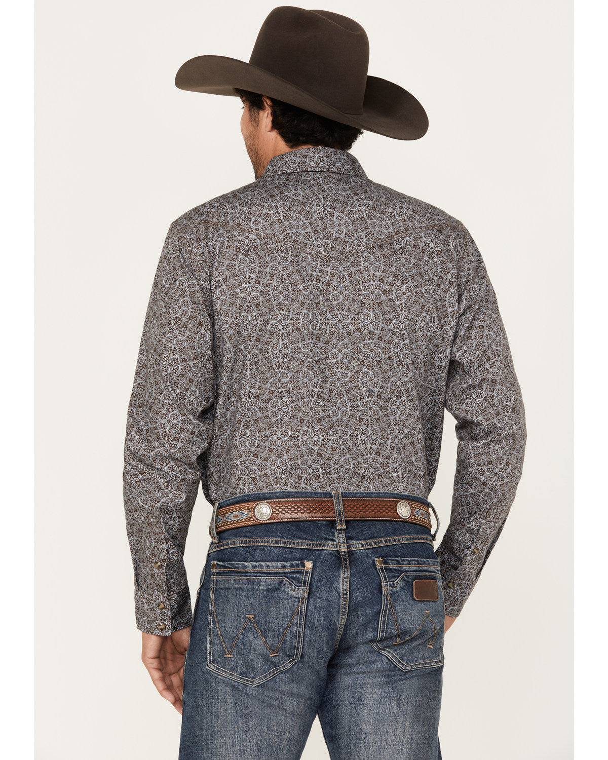 Men's Down Range Medallion Print Long Sleeve Western Snap S | Cody James Clothing|Sale