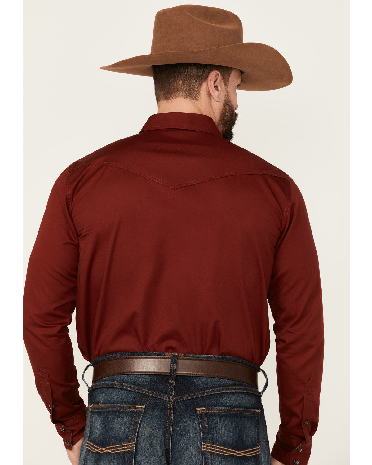 Men's Solid Treadstone Long Sleeve Pearl Snap Western Shirt | Cody James Clothing