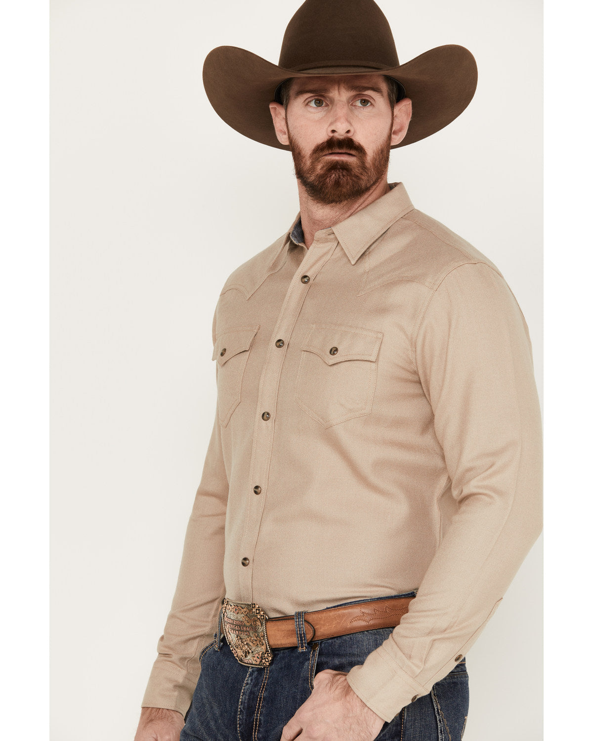 Men's Wooly Mammoth Western Long Sleeve Shirt | Cody James Clothing|Sale