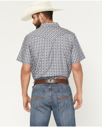 Men's Barrel Racer Southwestern Striped Print Long Sleeve S | Cody James Clothing