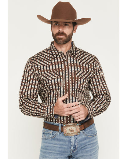 Men's Cowboys Legacy Southwestern Striped Long Sleeve Snap | Cody James Clothing