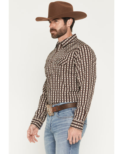 Men's Cowboys Legacy Southwestern Striped Long Sleeve Snap | Cody James Clothing