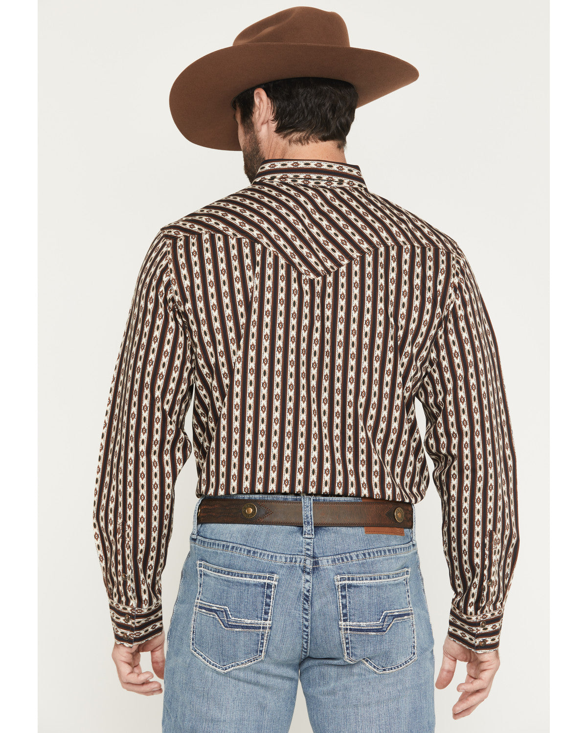 Men's Cowboys Legacy Southwestern Striped Long Sleeve Snap | Cody James Clothing