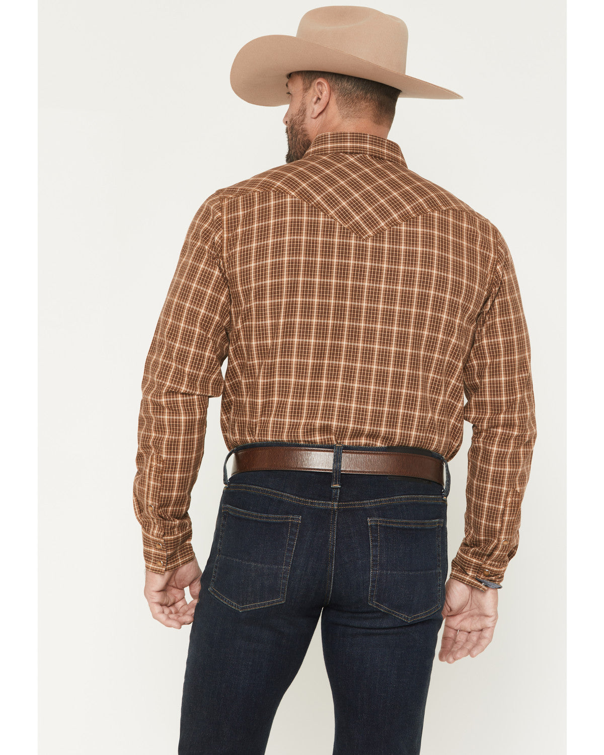 Men's Iron Oak Ranch Plaid Print Long Sleeve Snap Western S | Cody James Clothing
