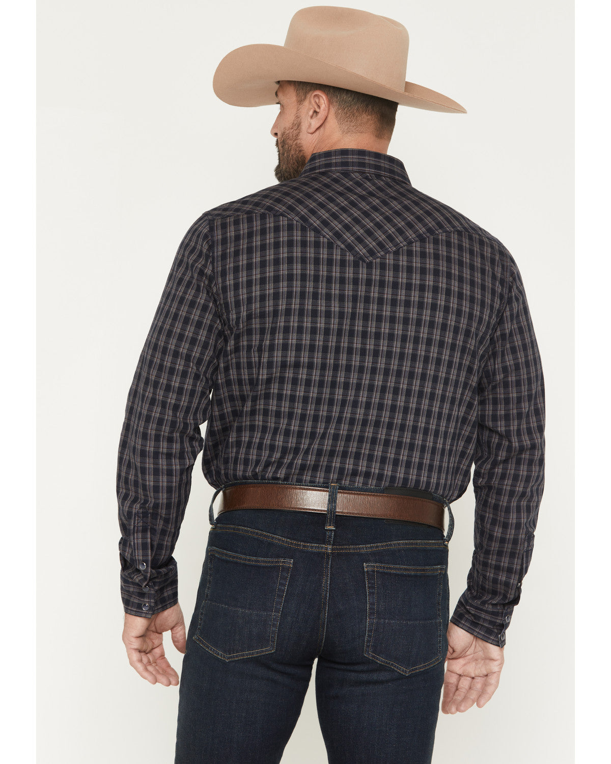 Men's Redstone Ranch Plaid Print Long Sleeve Snap Western S | Cody James Clothing