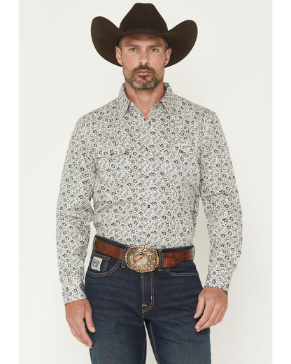 Men's Sunset Rider Floral Print Long Sleeve Snap Western Sh | Cody James Clothing