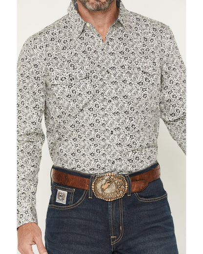 Men's Sunset Rider Floral Print Long Sleeve Snap Western Sh | Cody James Clothing