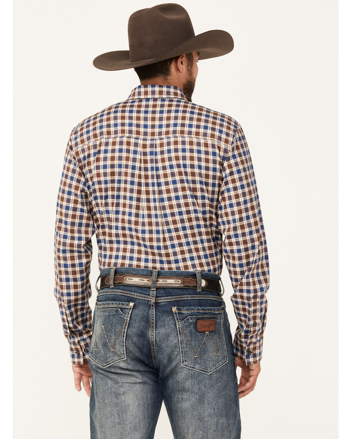 Men's Hound Dog Plaid Print Long Sleeve Button-Down Western | Cody James Clothing|Sale