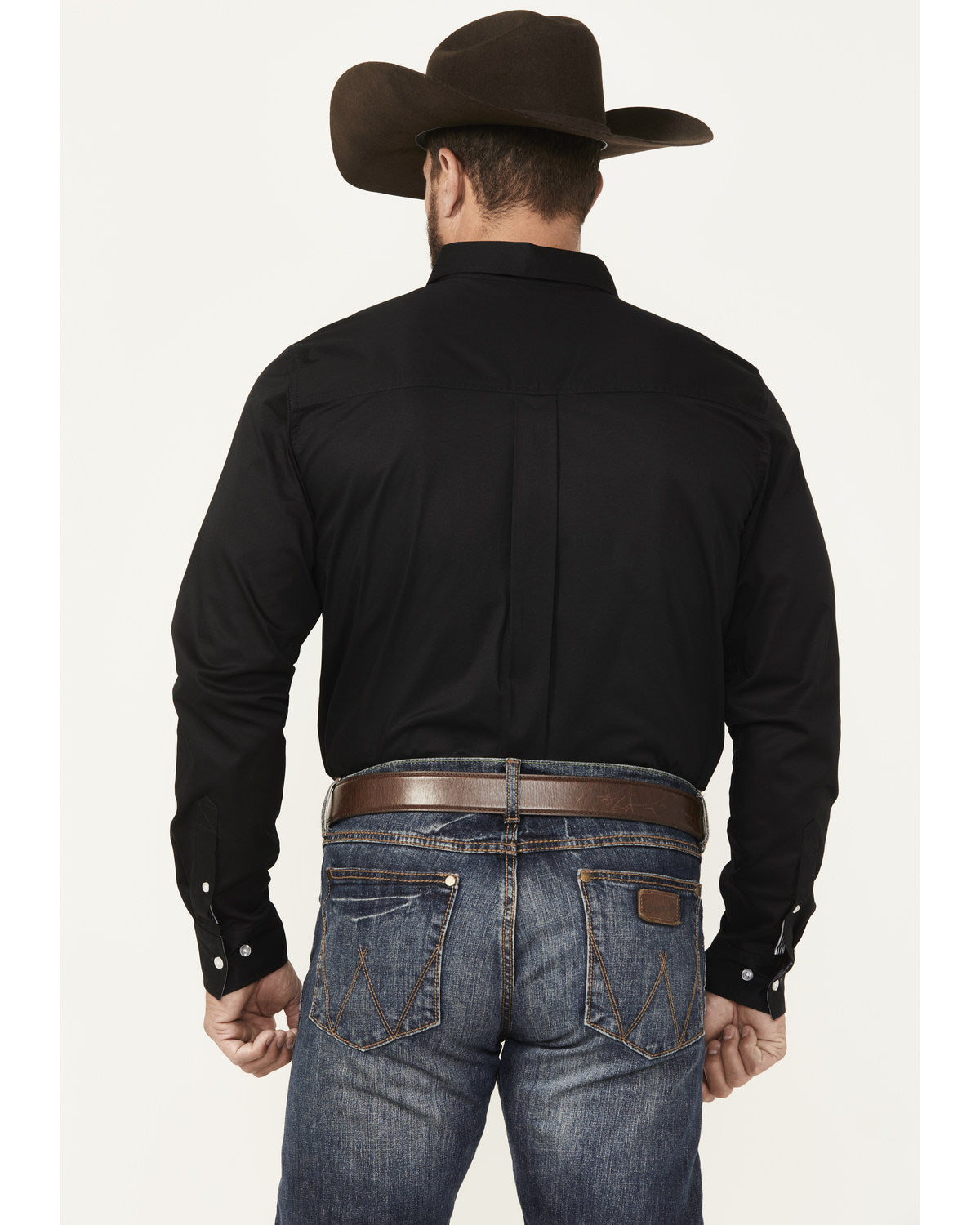 Men's Basic Twill Long Sleeve Button-Down Performance Weste | Cody James Clothing