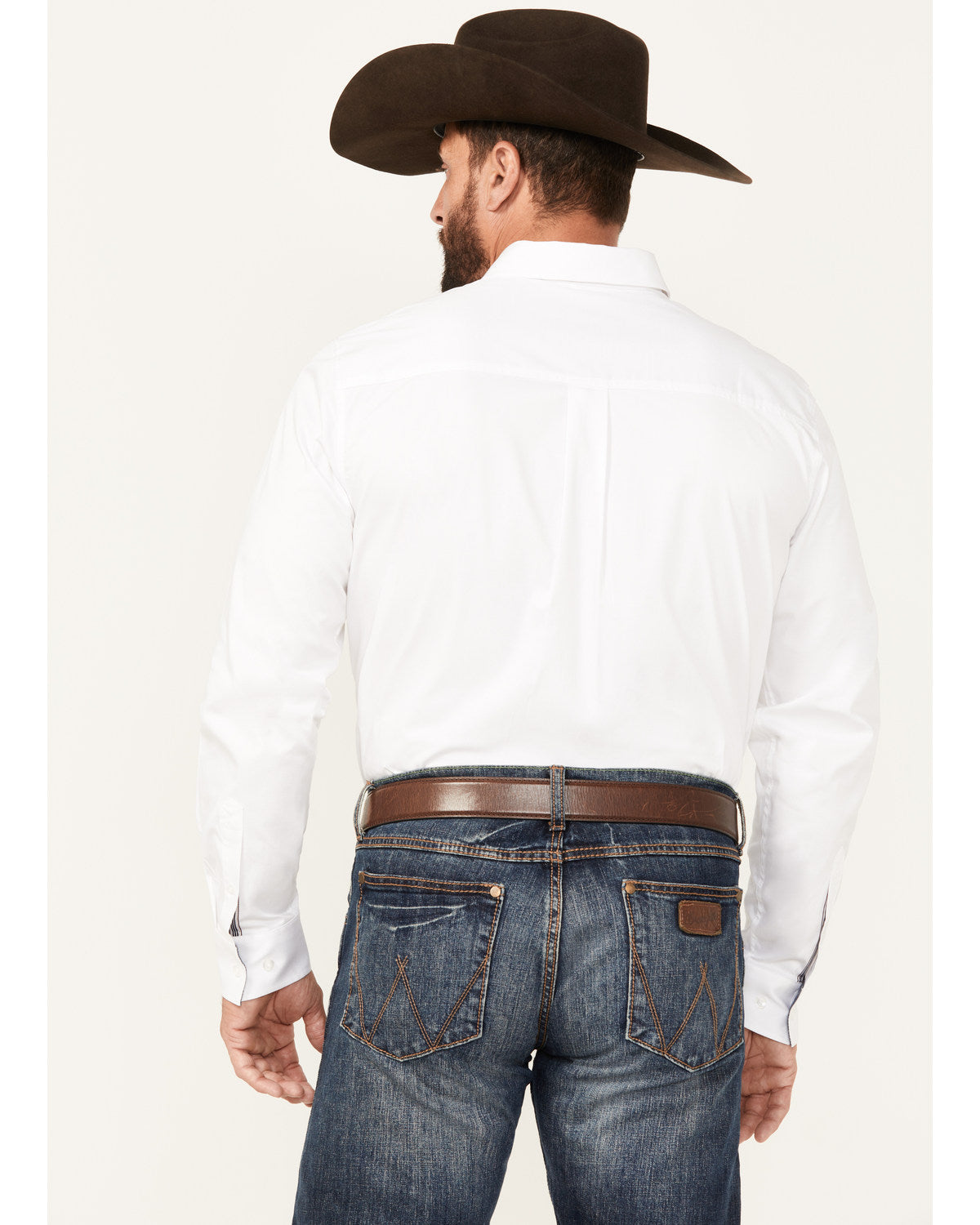 Men's Basic Twill Long Sleeve Button-Down Performance Weste | Cody James Clothing