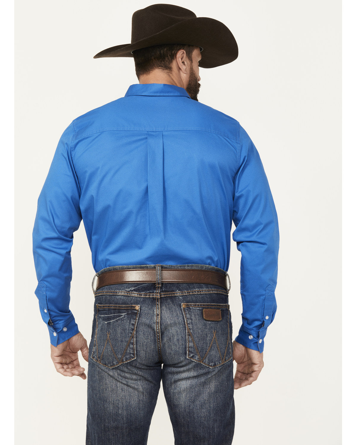 Men's Basic Twill Long Sleeve Button-Down Performance Weste | Cody James Clothing