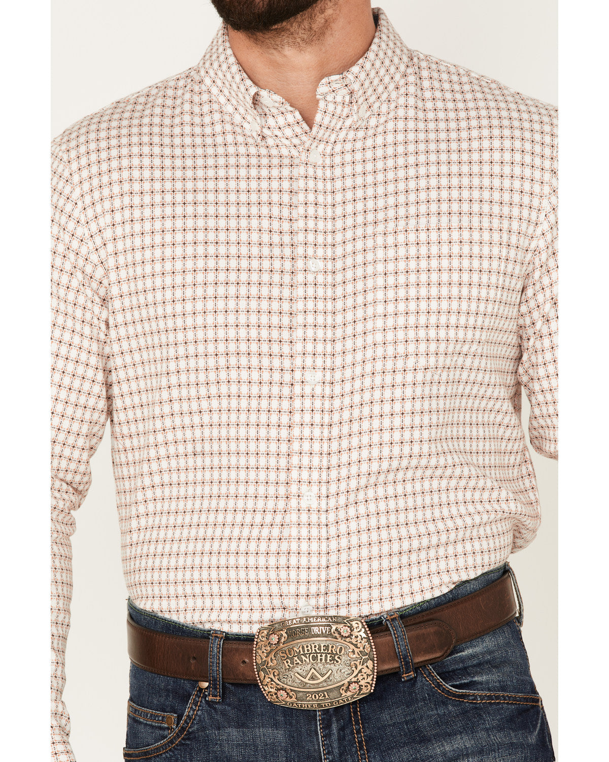 Men's Getaway Check Button-Down Western Shirt | Cody James Clothing|Sale