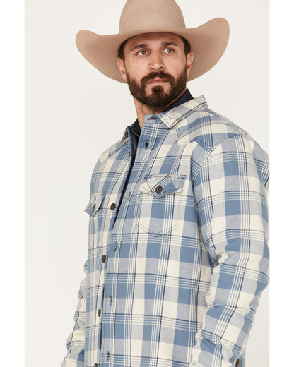 Men's Oregon Trail Plaid Button-Down Bonded Western Flannel | Cody James Clothing|Sale