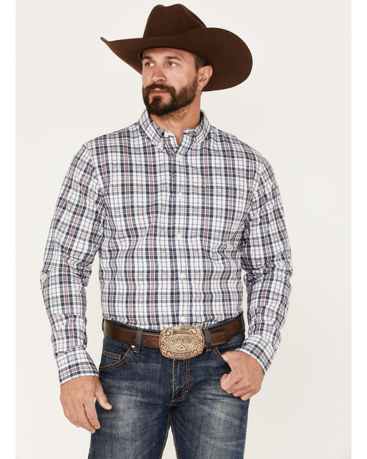 Men's Tonight Small Plaid Print Button-Down Western Shirt | Cody James Clothing|Sale