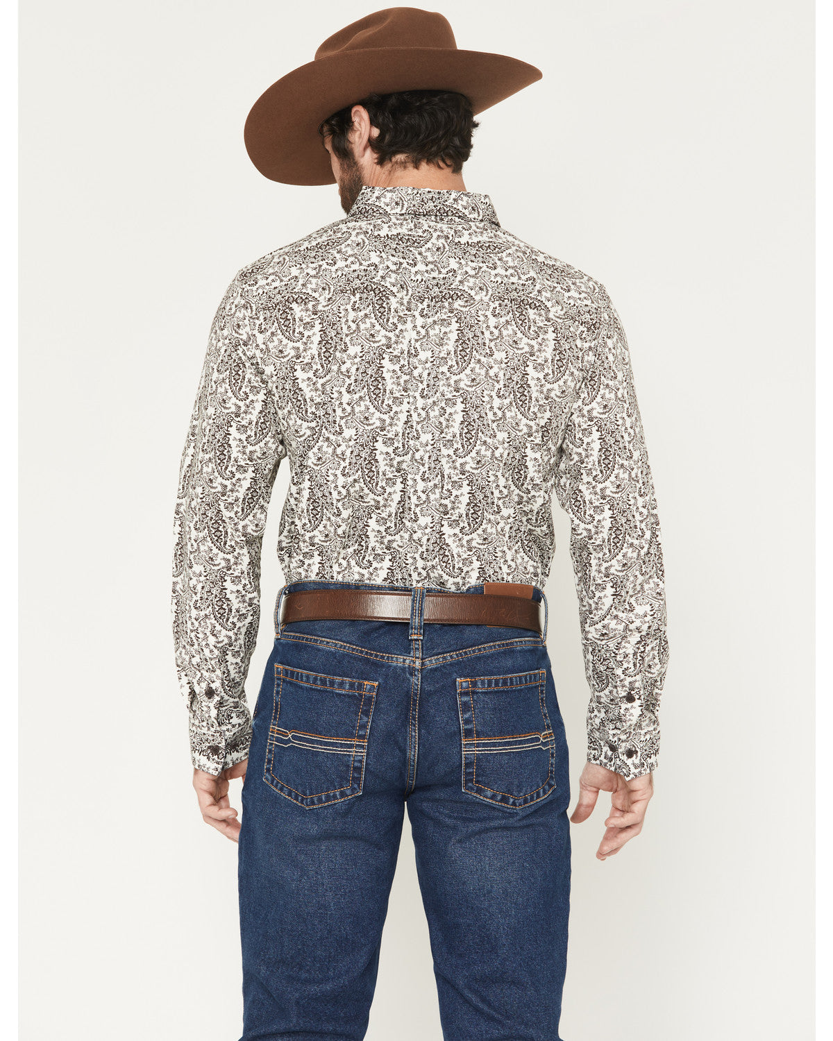 Men's Dagget 2.0 Paisley Print Long Sleeve Button-Down Stre | Cody James Clothing