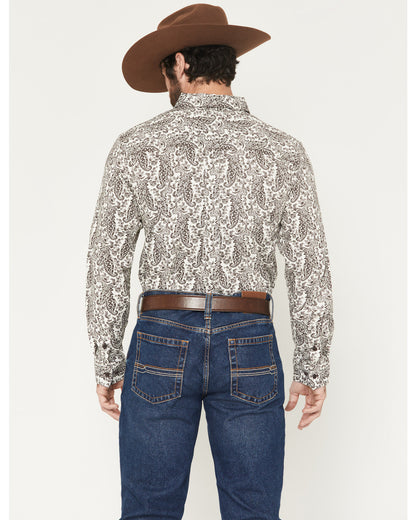 Men's Dagget 2.0 Paisley Print Long Sleeve Button-Down Stre | Cody James Clothing