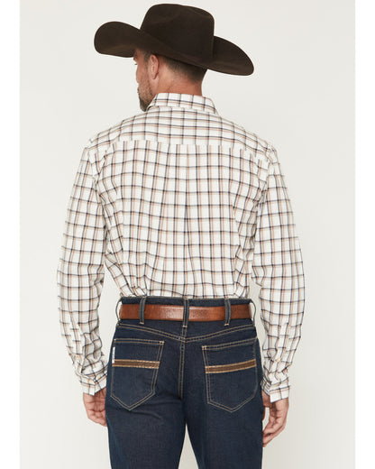 Men's Vista Range Plaid Print Long Sleeve Button-Down Weste | Cody James Clothing