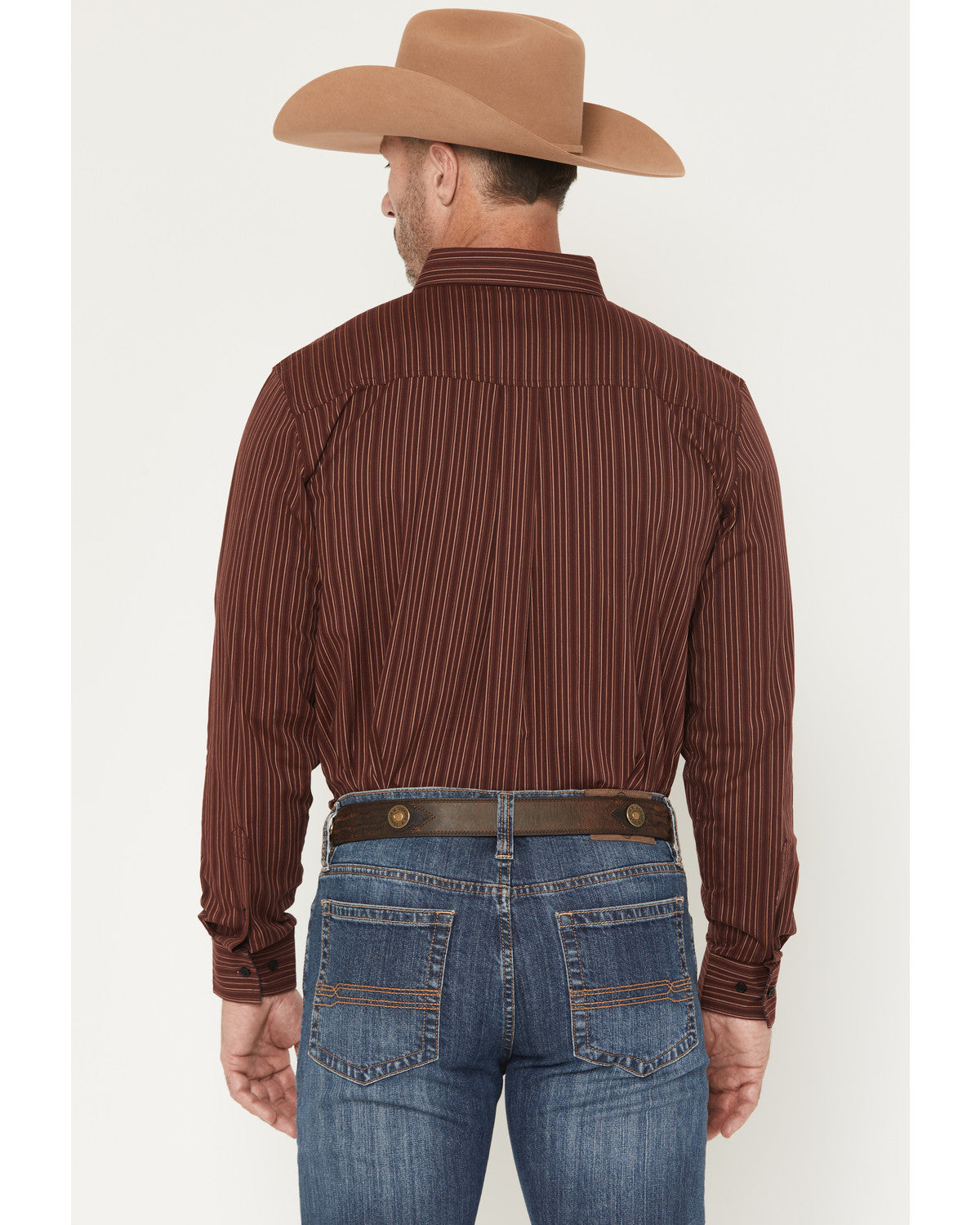 Men's Wildfire Stripe Print Long Sleeve Button-Down Stretch | Cody James Clothing