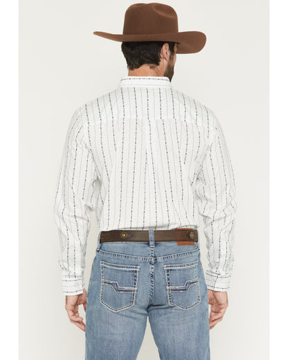 Men's Ranchers Legend Floral Stripe Print Long Sleeve Butto | Cody James Clothing