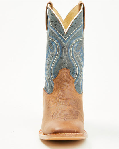 Men's Rover Blue Western Boots - Broad Square Toe | Cody James Boots