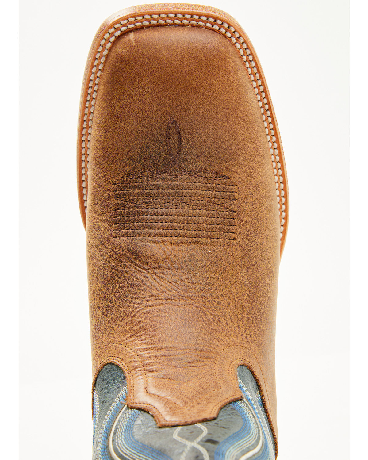 Men's Rover Blue Western Boots - Broad Square Toe | Cody James Boots