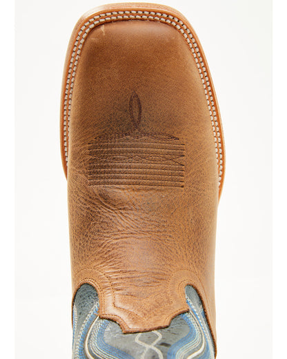 Men's Rover Blue Western Boots - Broad Square Toe | Cody James Boots