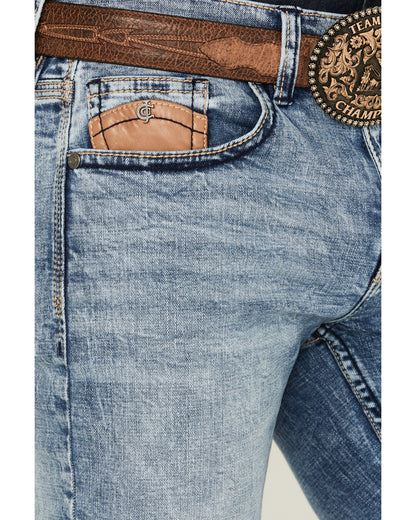 Men's Clover Leaf Wash Jackson Slim Straight Stretch Denim | Cody James Clothing