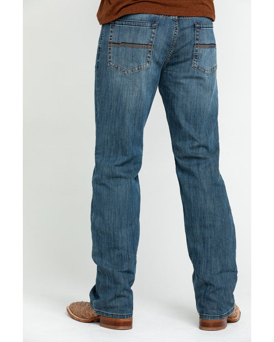 Men's Bozeman Wash Wyatt Slim Bootcut Stretch Denim Jeans | Cody James Clothing