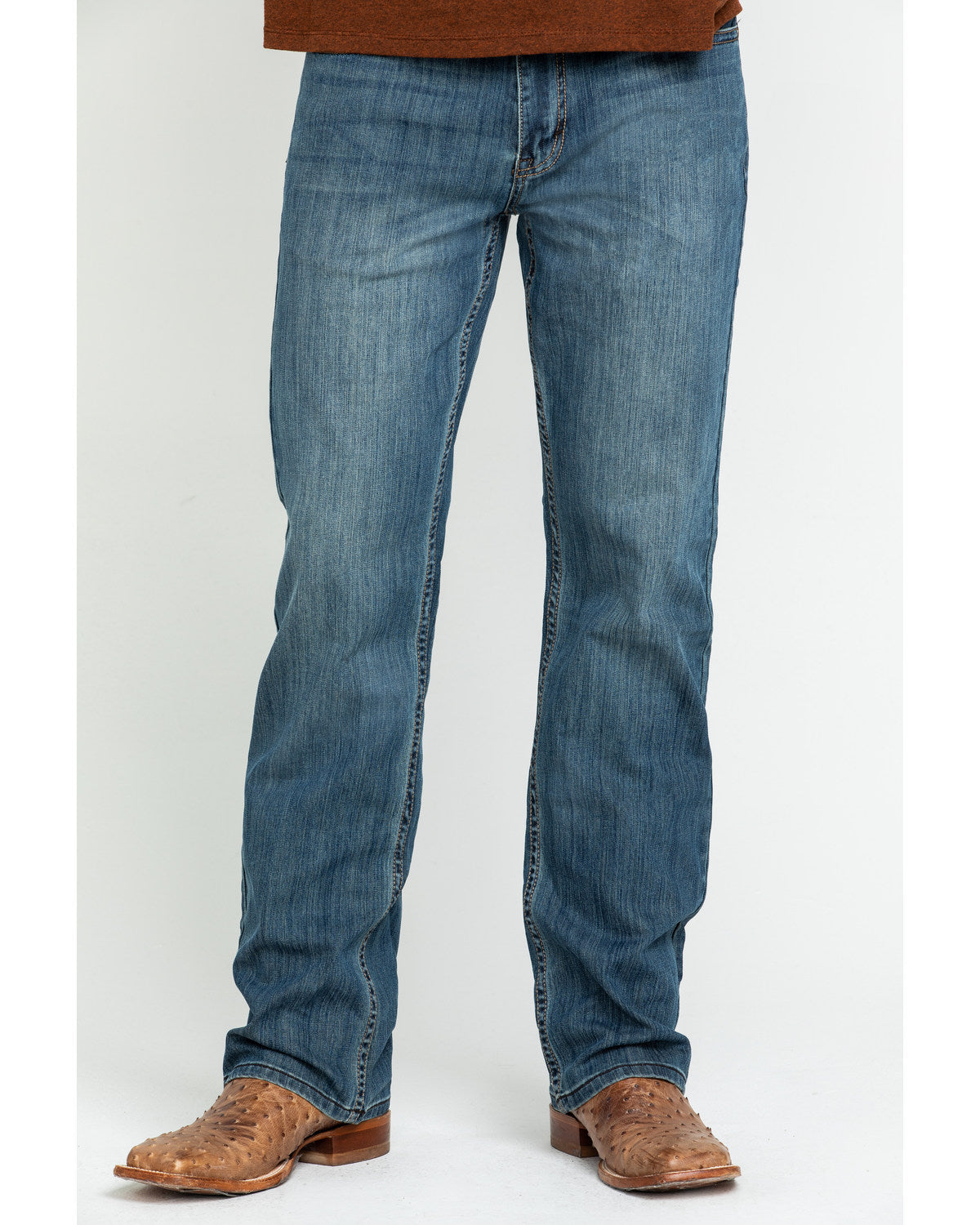 Men's Bozeman Wash Wyatt Slim Bootcut Stretch Denim Jeans | Cody James Clothing
