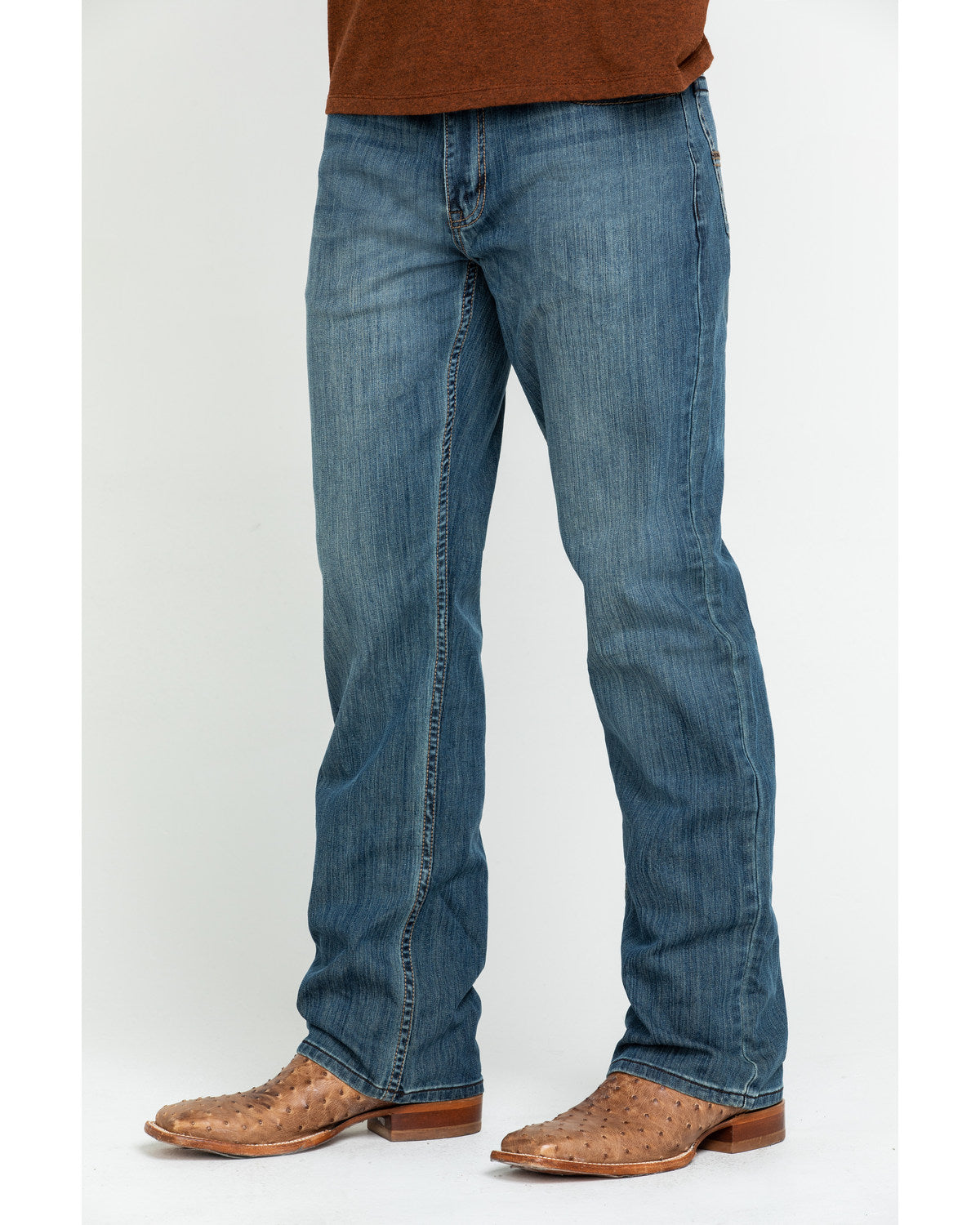 Men's Bozeman Wash Wyatt Slim Bootcut Stretch Denim Jeans | Cody James Clothing