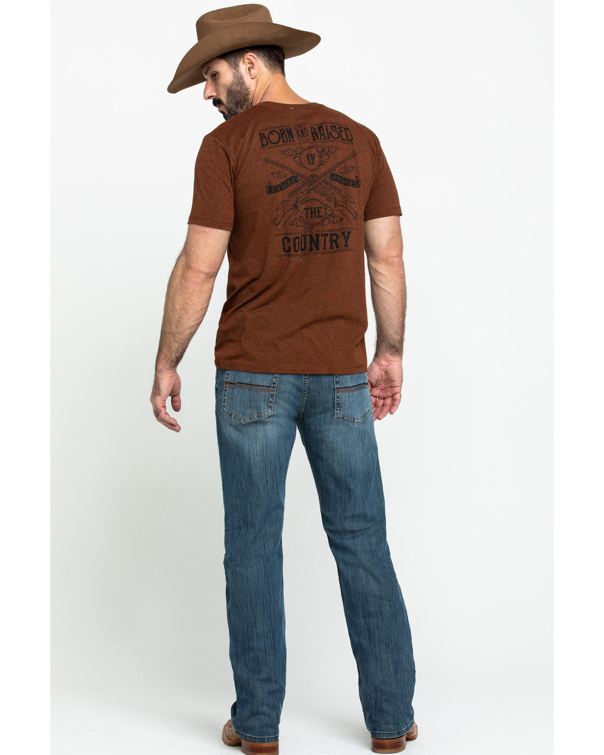Men's Bozeman Wash Wyatt Slim Bootcut Stretch Denim Jeans | Cody James Clothing