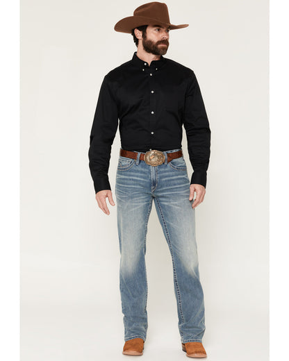 Men's Kansas Light Wash Wyatt Slim Bootcut Stretch Denim Je | Cody James Clothing