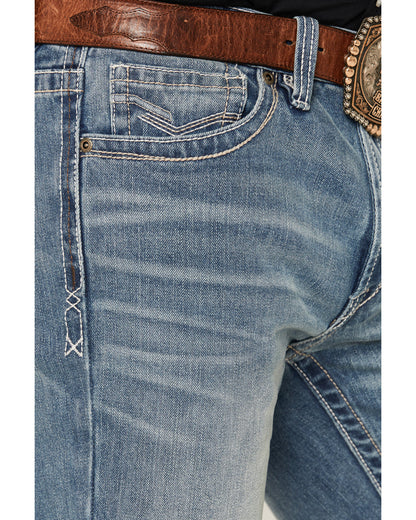 Men's Kansas Light Wash Wyatt Slim Bootcut Stretch Denim Je | Cody James Clothing