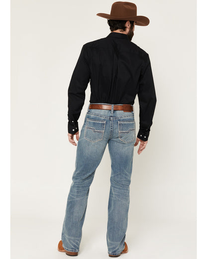 Men's Kansas Light Wash Wyatt Slim Bootcut Stretch Denim Je | Cody James Clothing