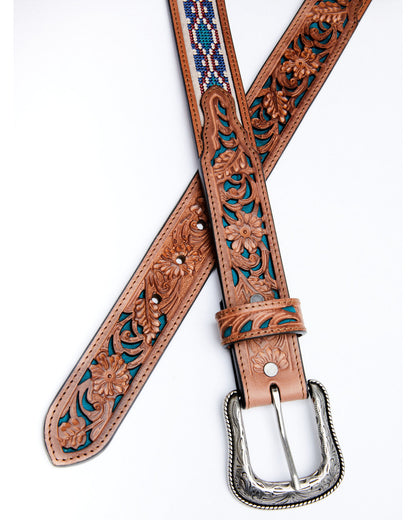 Men's Cross Stitch Western Belt | Cody James Accessories