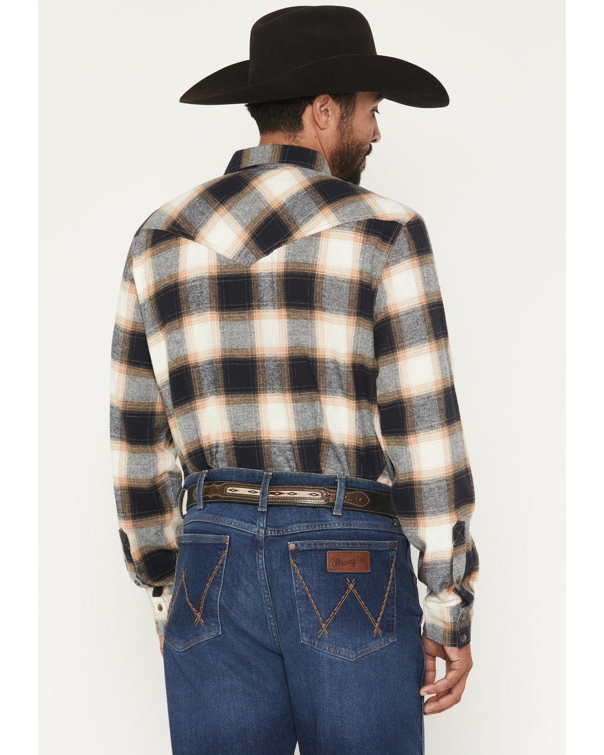 Men's Bull Rider Plaid Print Long Sleeve Snap Flannel Shirt | Cody James Clothing