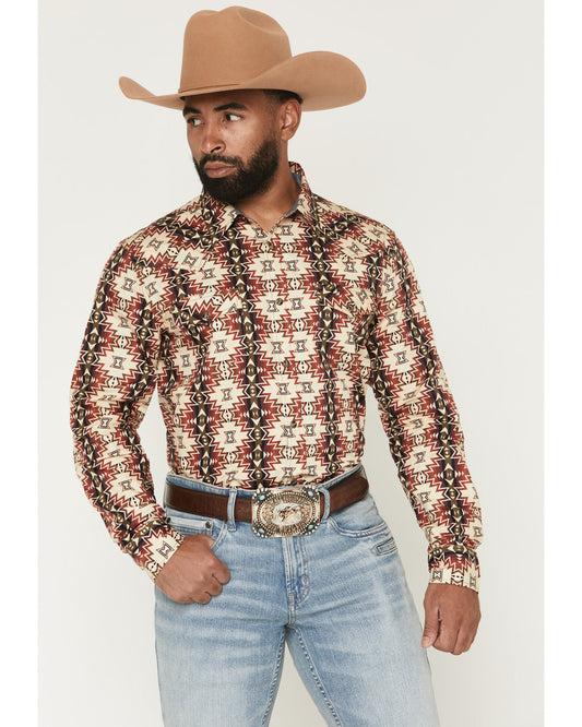 Men's Thatcher Southwestern Print Long Sleeve Snap Western | Cody James Clothing